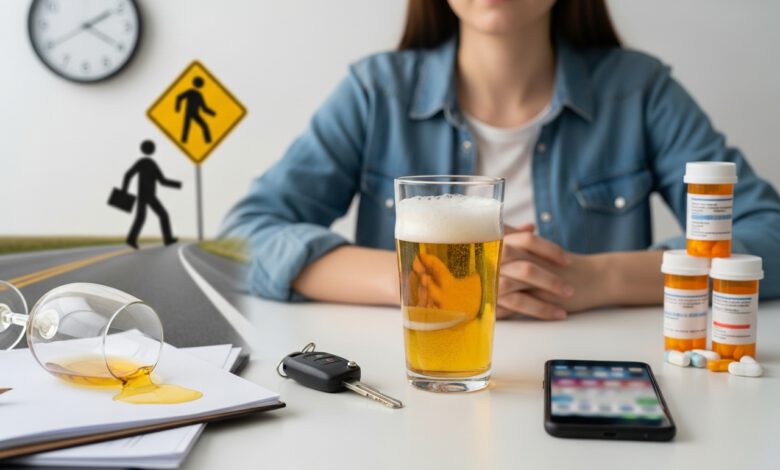 Wozu können bereits geringe Mengen Alkohol führen?